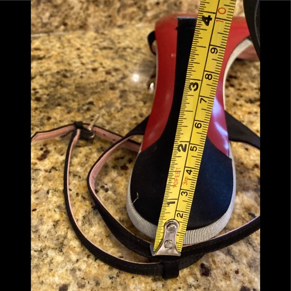 Hilfiger Sandals, Size 10, Black & Silver - Picture 5 of 5